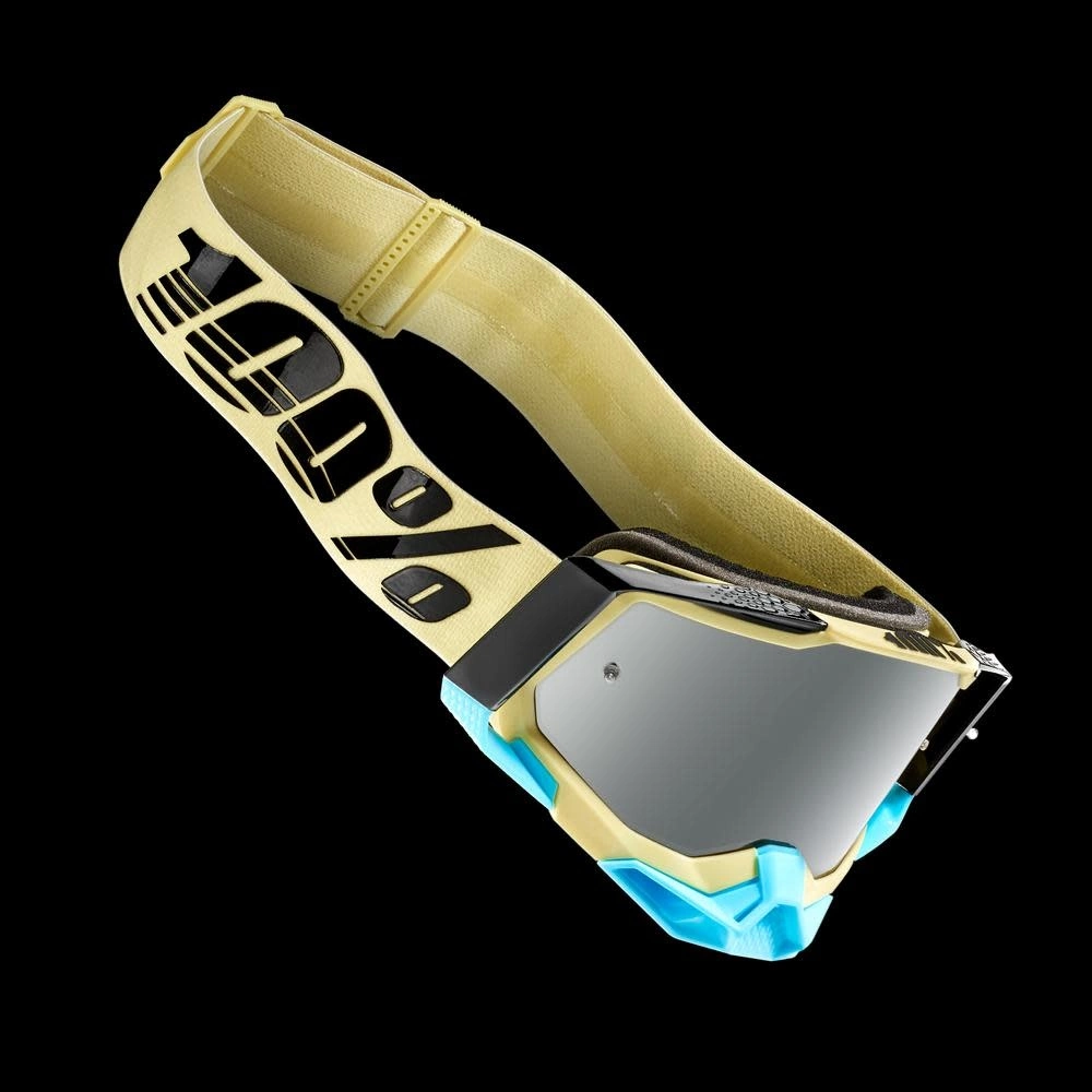 100PERCENT 100% Goggle Racecraft 2 Airblast Mirror Silver 2 100PERCENT 100% Goggle Racecraft 2 Airblast Mirror Silver - Imagen 2