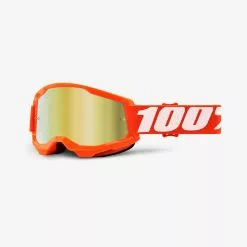 100PERCENT 100% Goggle Strata 2 Orange Mirror Gold