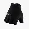 100PERCENT 100% Guantes Exceeda Gel Short Finger Solid Black