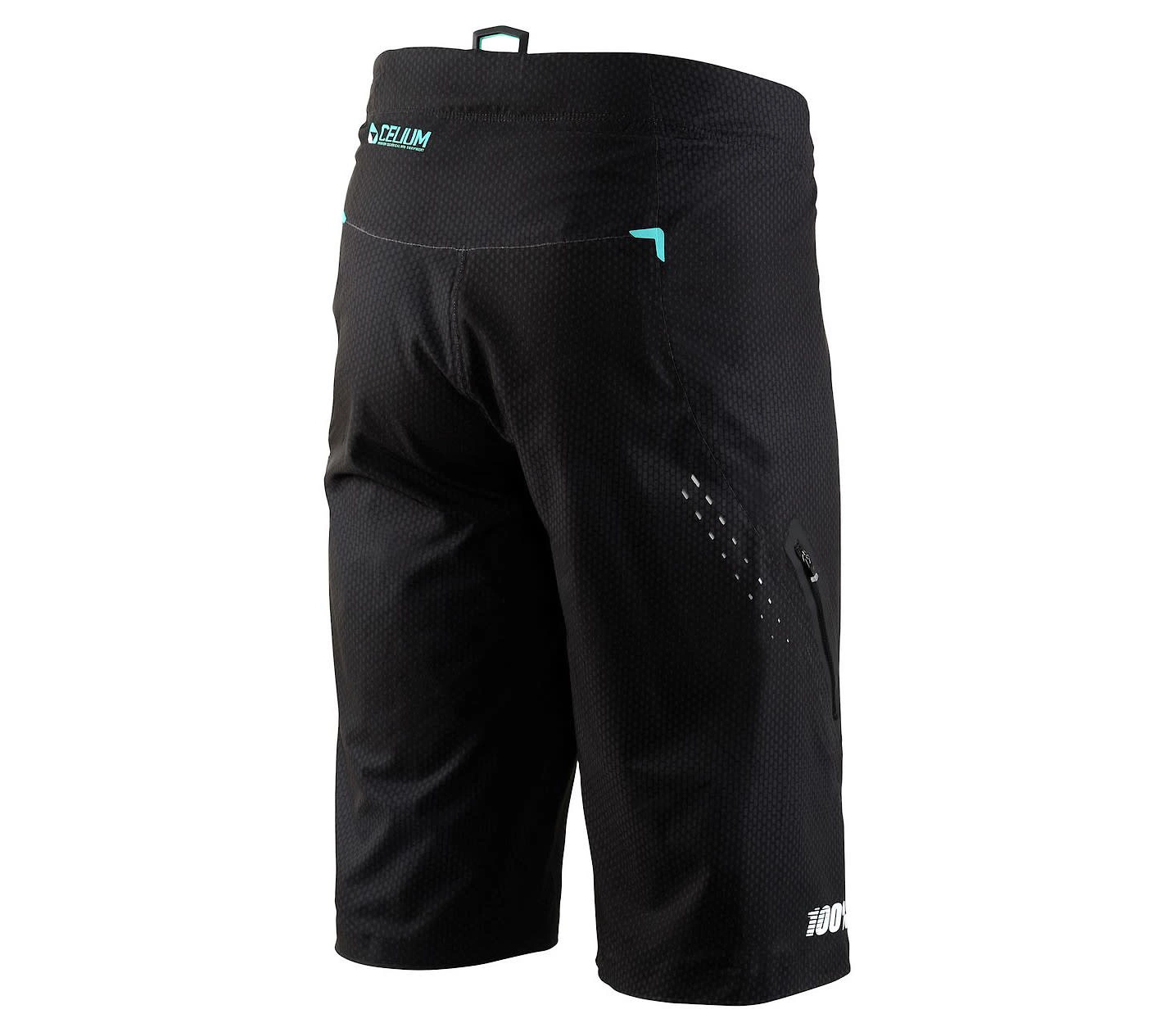 100PERCENT 100% Short Celium Black/Cyan 2 100PERCENT 100% Short Celium Black/Cyan - Imagen 2