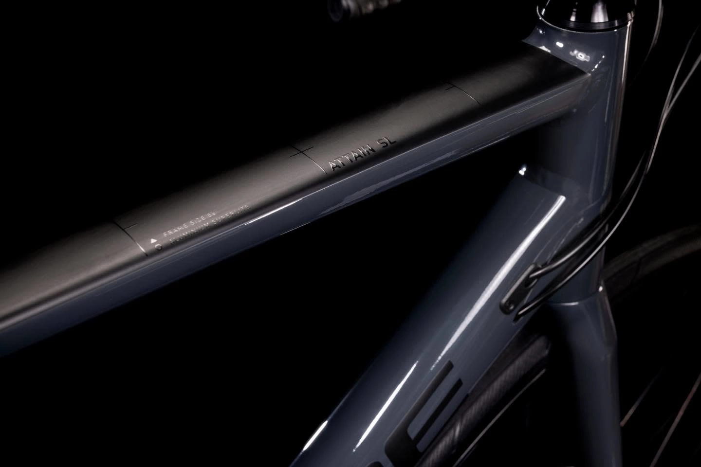 Bicicleta Cube Attain SL Grey 105 3 Bicicleta Cube Attain SL Grey 105 - Imagen 3