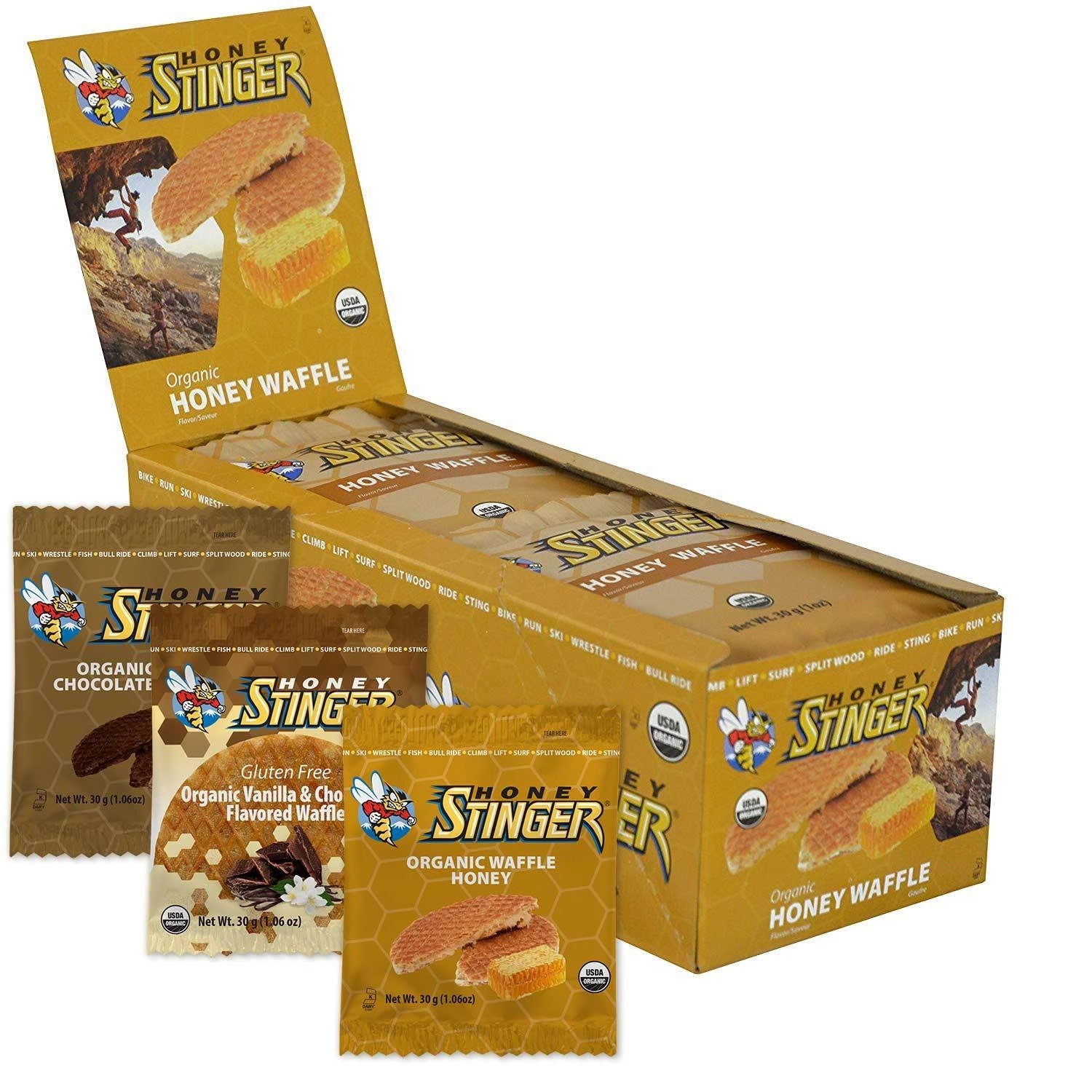 Honey Stinger Waffle Box 12 1 Honey Stinger Waffle Box 12