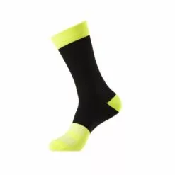 Huizapol Calcetin Mesh Negro/Amarillo Neon