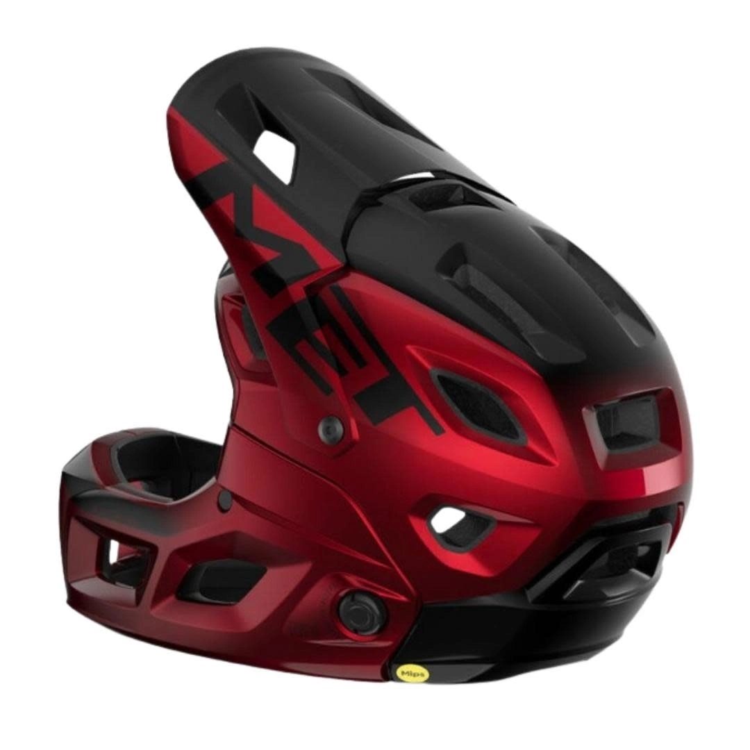 Met Casco Parachute MCR Mips Rojo Metalic 4 Met Casco Parachute MCR Mips Rojo Metalic - Imagen 4