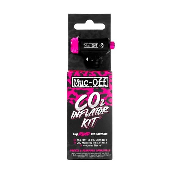 Muc-Off Kit Ruta Capsulas CO2 2pz Inflador Y Manga 1 Muc-Off Kit Ruta Capsulas CO2 2pz Inflador Y Manga