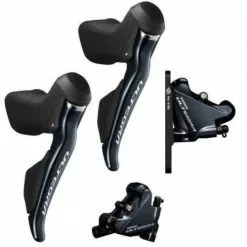 Shimano Palancas De Cambio Ultegra ST-R8020/BR-8070 Para Freno Disco Hidráulico Izquierda/Derecha